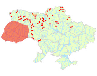 Карта поширення виду